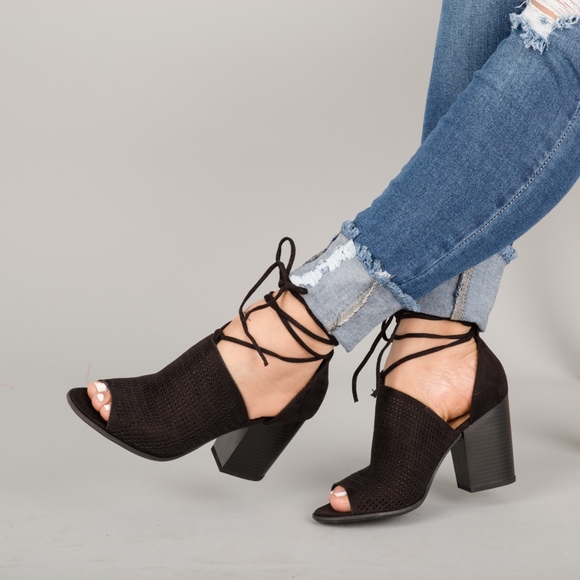 Shoes - Kailee Lace-up Bootie